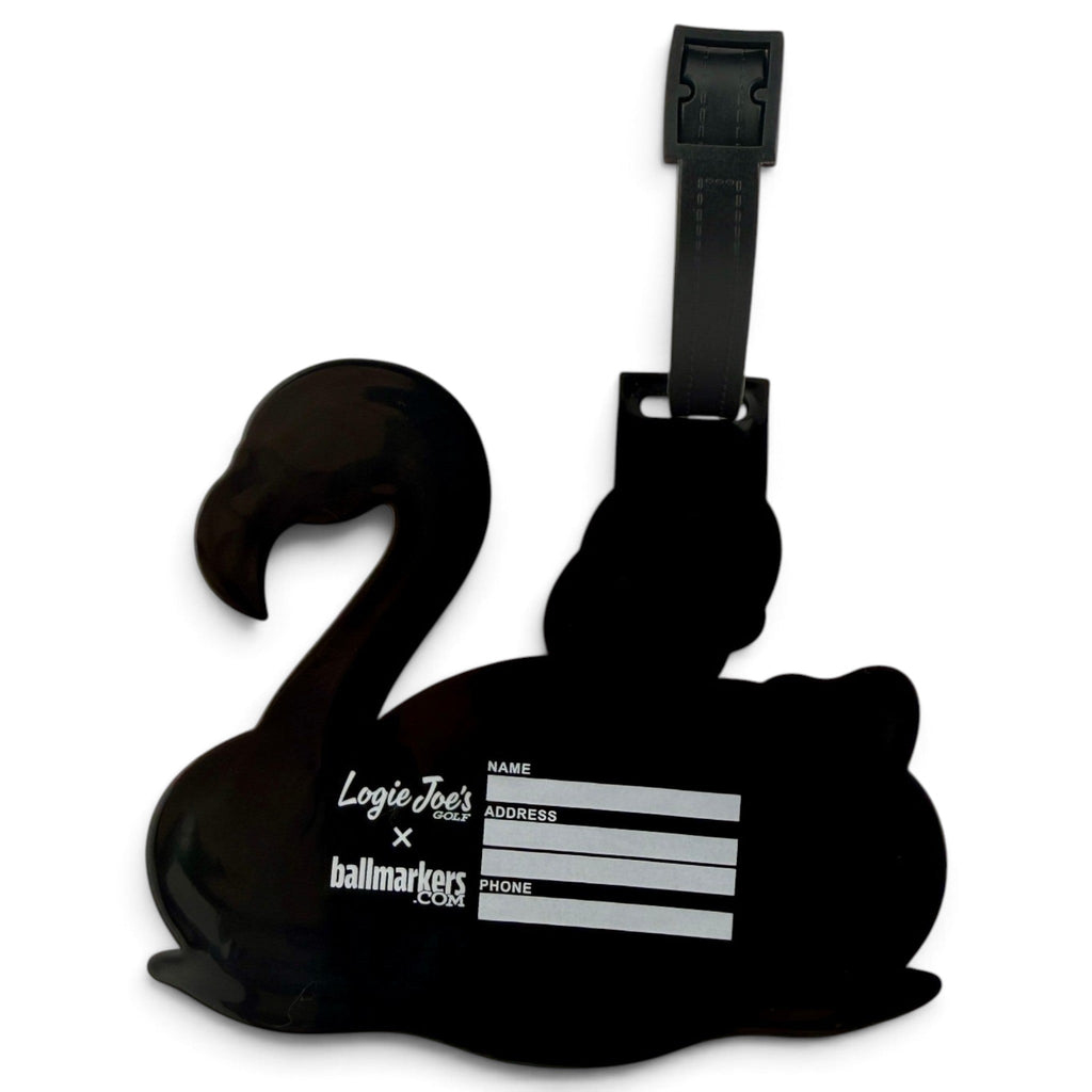 Flamingo Floatie Clip-On Tag | Multi-Use Bag Tag, Travel Tag, Golf Accessory