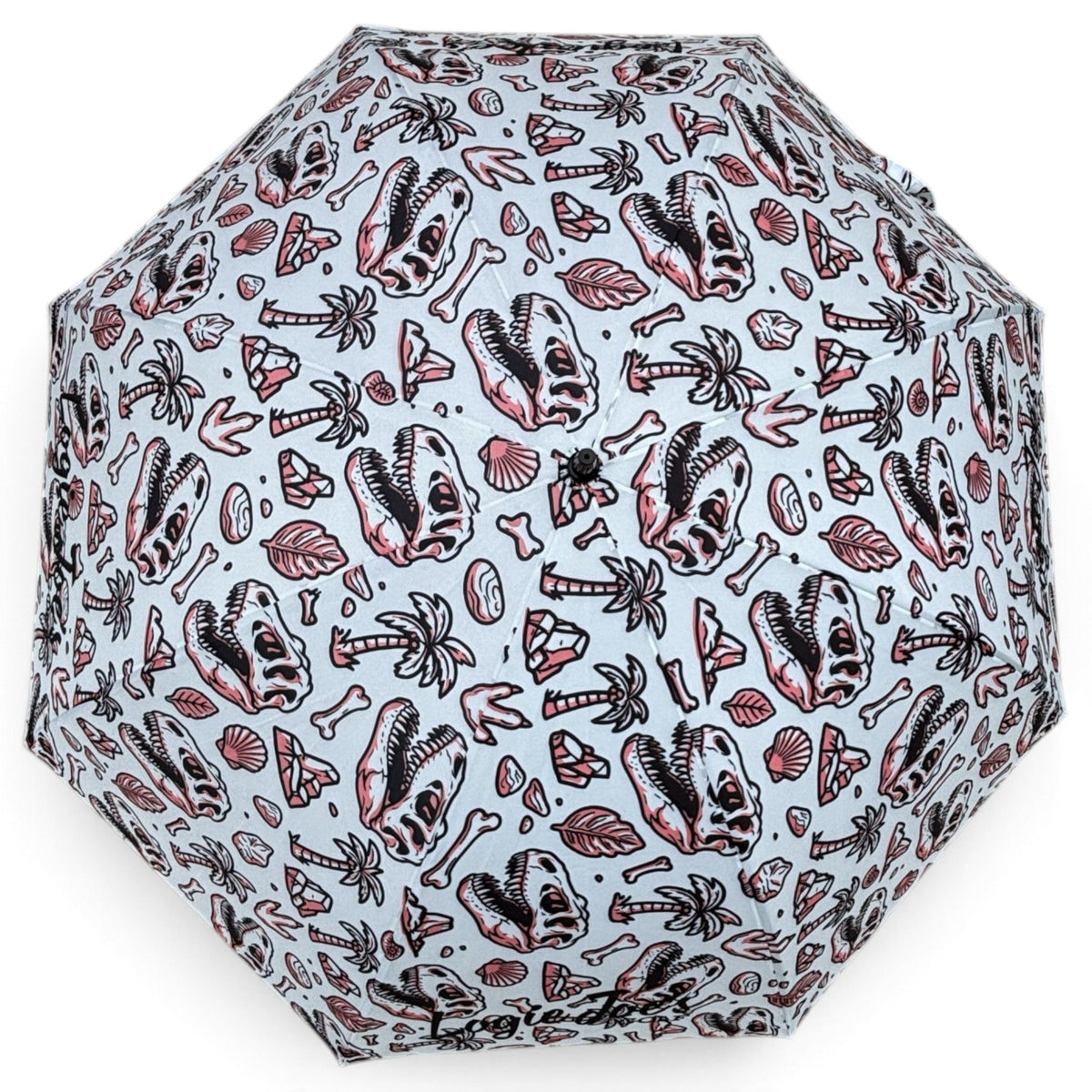 "Fossil Fairways" | 60" Golf Umbrella | Oversized Golf Umbrella | Dinosaurs Fossils