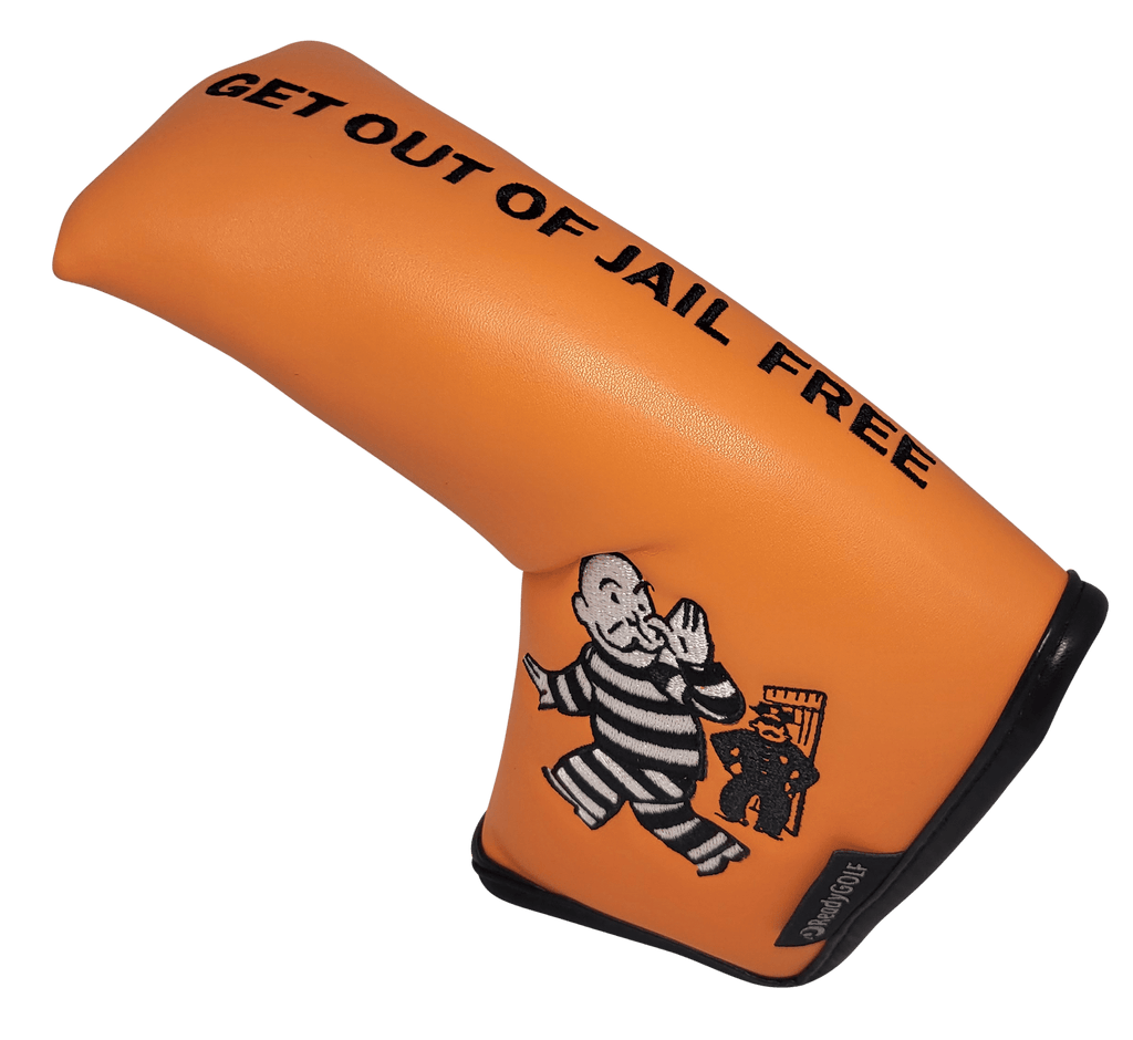 Get Out of Jail Embroidered Putter Cover - Blade by ReadyGOLF