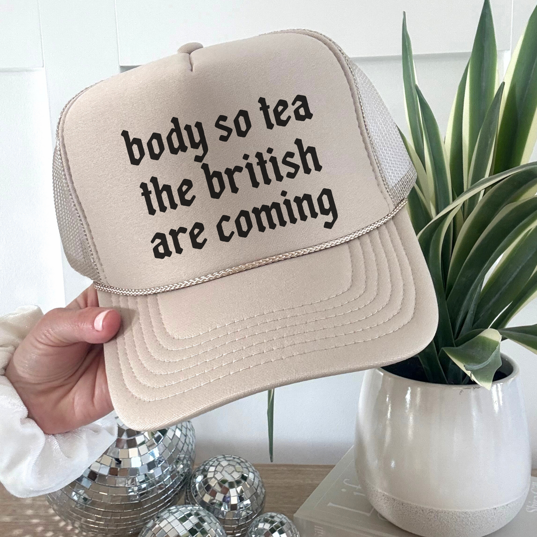 Body So Tea Trucker Hat – Funny Statement Mesh Hat