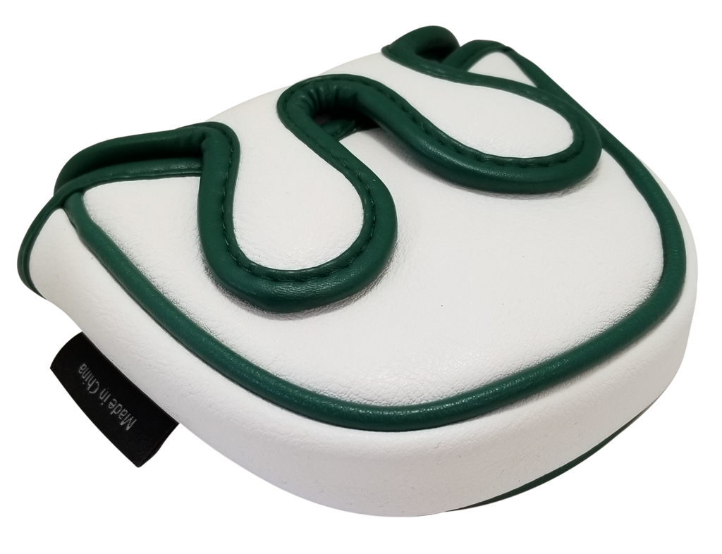 Lucky Clover Embroidered Putter Cover by ReadyGOLF - Mallet