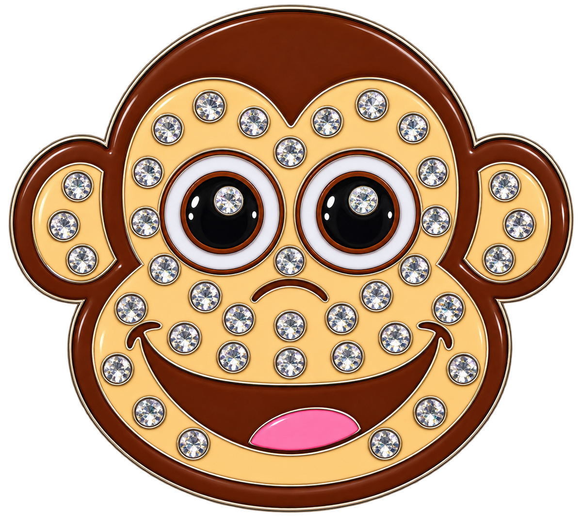 Monkey Crystal Ball Marker & Hat Clip by ReadyGOLF