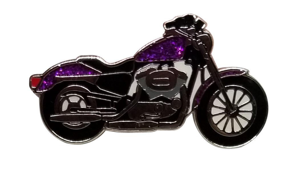 Motorcycle Ball Marker & Hat Clip with Glitter by ReadyGOLF