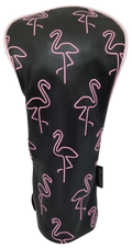 Neon Flamingo Embroidered Headcover by ReadyGOLF - Driver