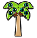 Palm Tree Ball Marker & Hat Clip with Crystals by ReadyGOLF