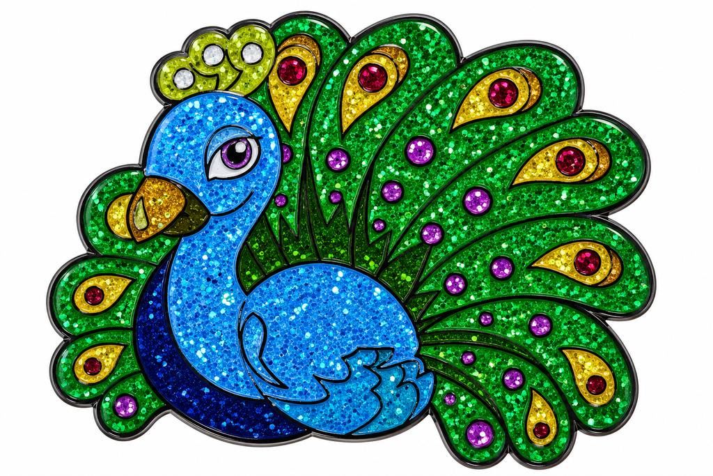 Peacock Ball Marker & Hat Clip by ReadyGOLF