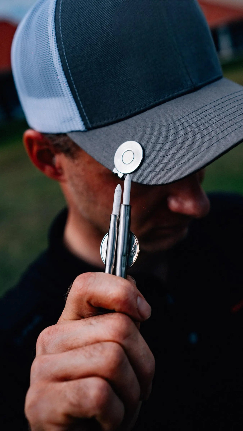 The Tee Clip®: USA Made | Magnetic Golf Multi Tool - Golf Tee Holder, Ball Marker, Putting Alignment & Divot Repair