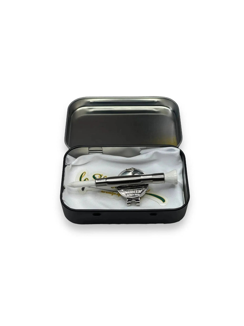 The Tee Clip® MINI: USA Made | Magnetic Golf Multi Tool - Golf Tee Holder, Ball Marker, Putting Alignment & Divot Repair