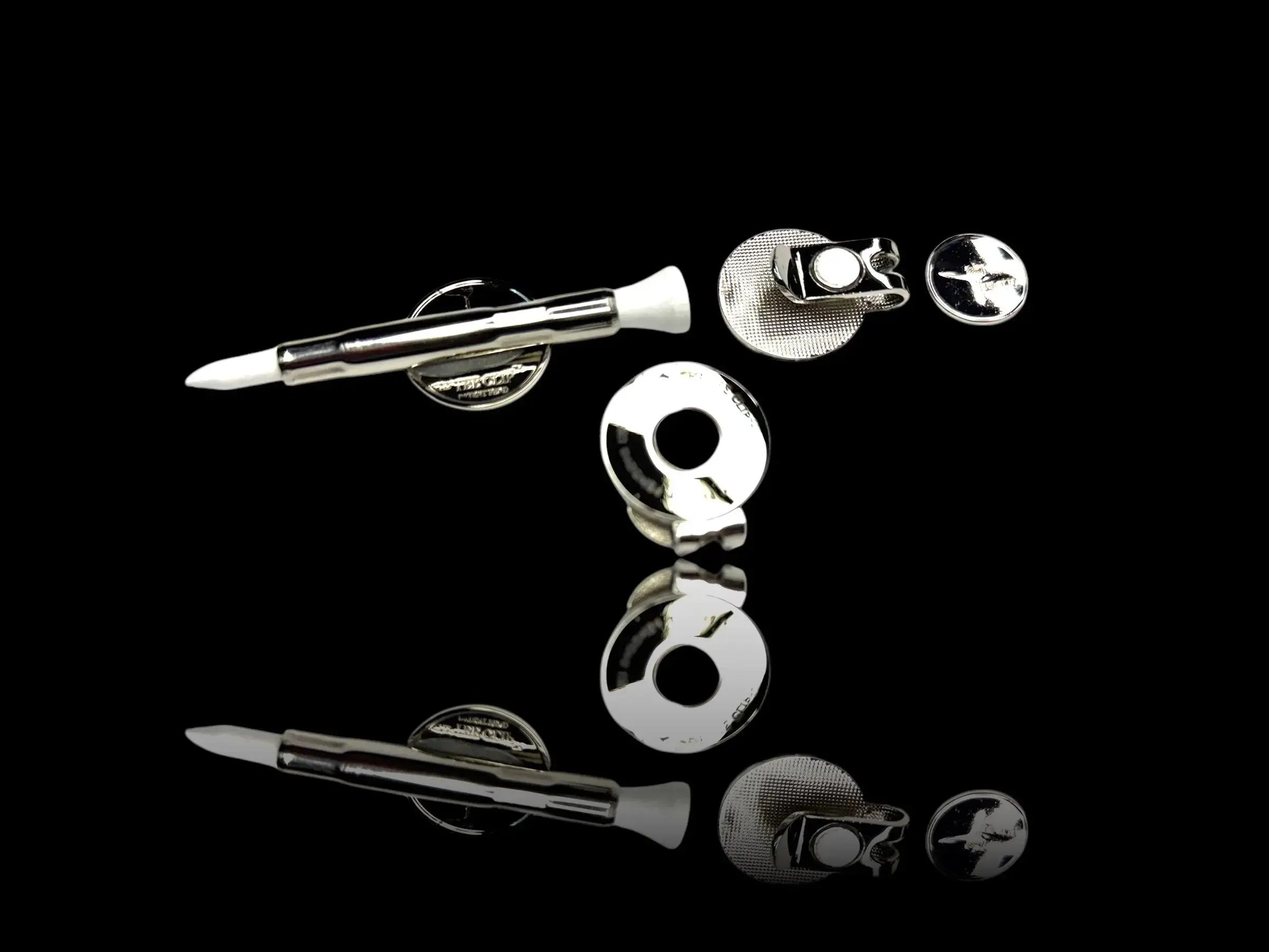 The Tee Clip® MINI: USA Made | Magnetic Golf Multi Tool - Golf Tee Holder, Ball Marker, Putting Alignment & Divot Repair