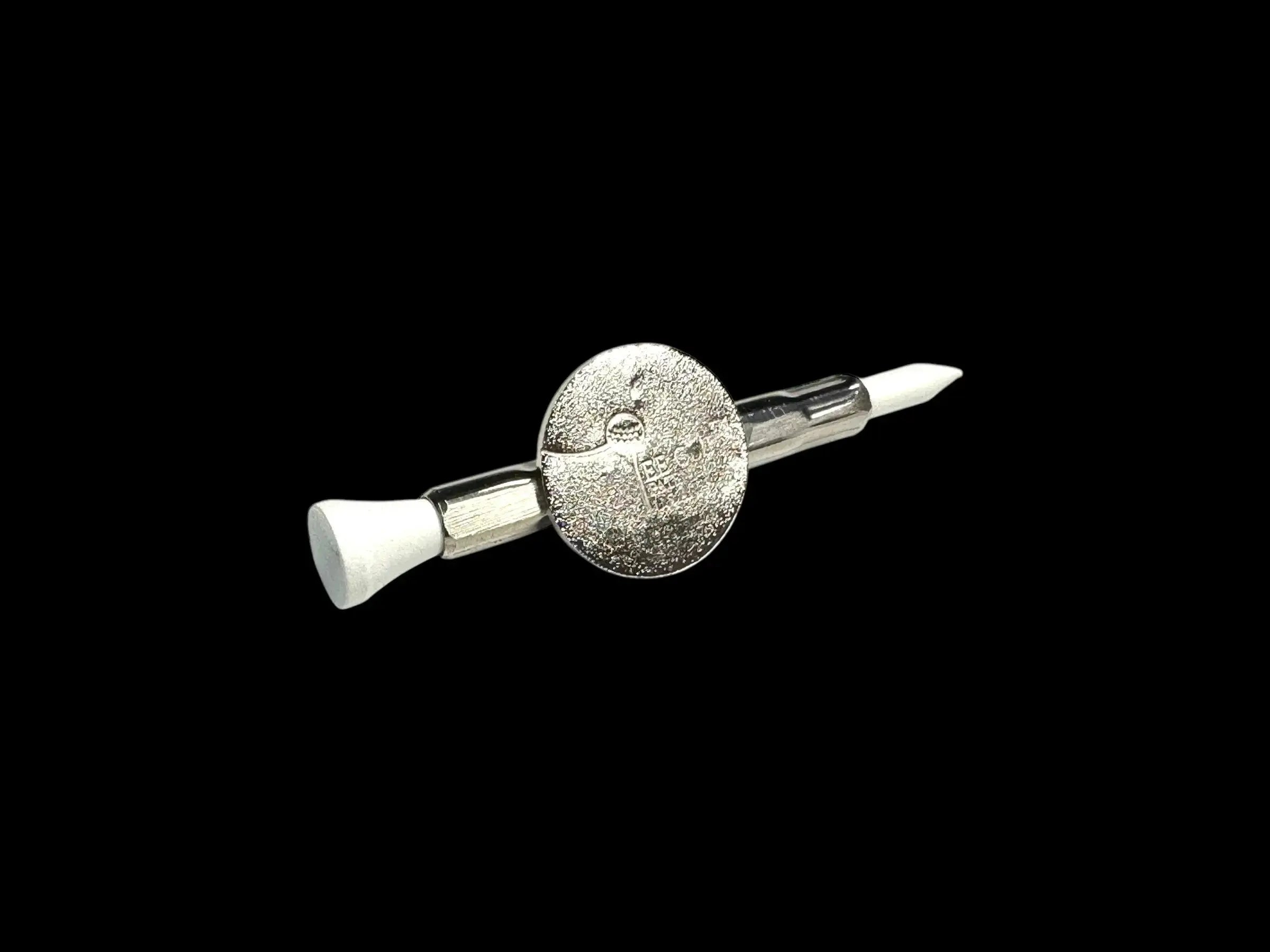 The Tee Clip® MINI: USA Made | Magnetic Golf Multi Tool - Golf Tee Holder, Ball Marker, Putting Alignment & Divot Repair
