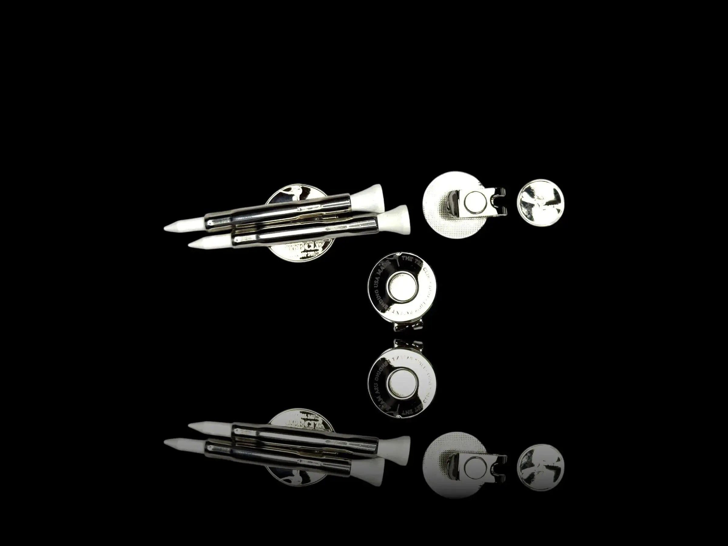 The Tee Clip®: USA Made | Magnetic Golf Multi Tool - Golf Tee Holder, Ball Marker, Putting Alignment & Divot Repair