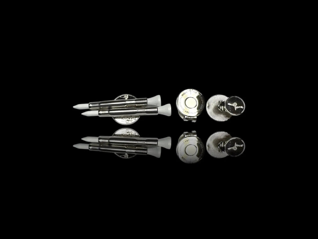 The Tee Clip®: USA Made | Magnetic Golf Multi Tool - Golf Tee Holder, Ball Marker, Putting Alignment & Divot Repair