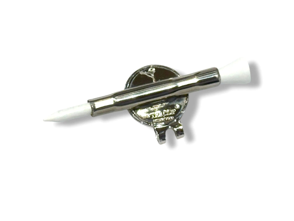 The Tee Clip® MINI: USA Made | Magnetic Golf Multi Tool - Golf Tee Holder, Ball Marker, Putting Alignment & Divot Repair