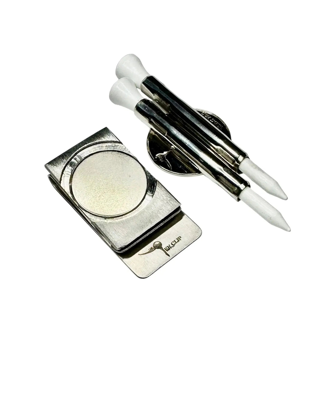 The Tee Clip® Hip Clip™: USA Made Magnetic Golf Multi Tool Tee Holder For Belt or Waistband