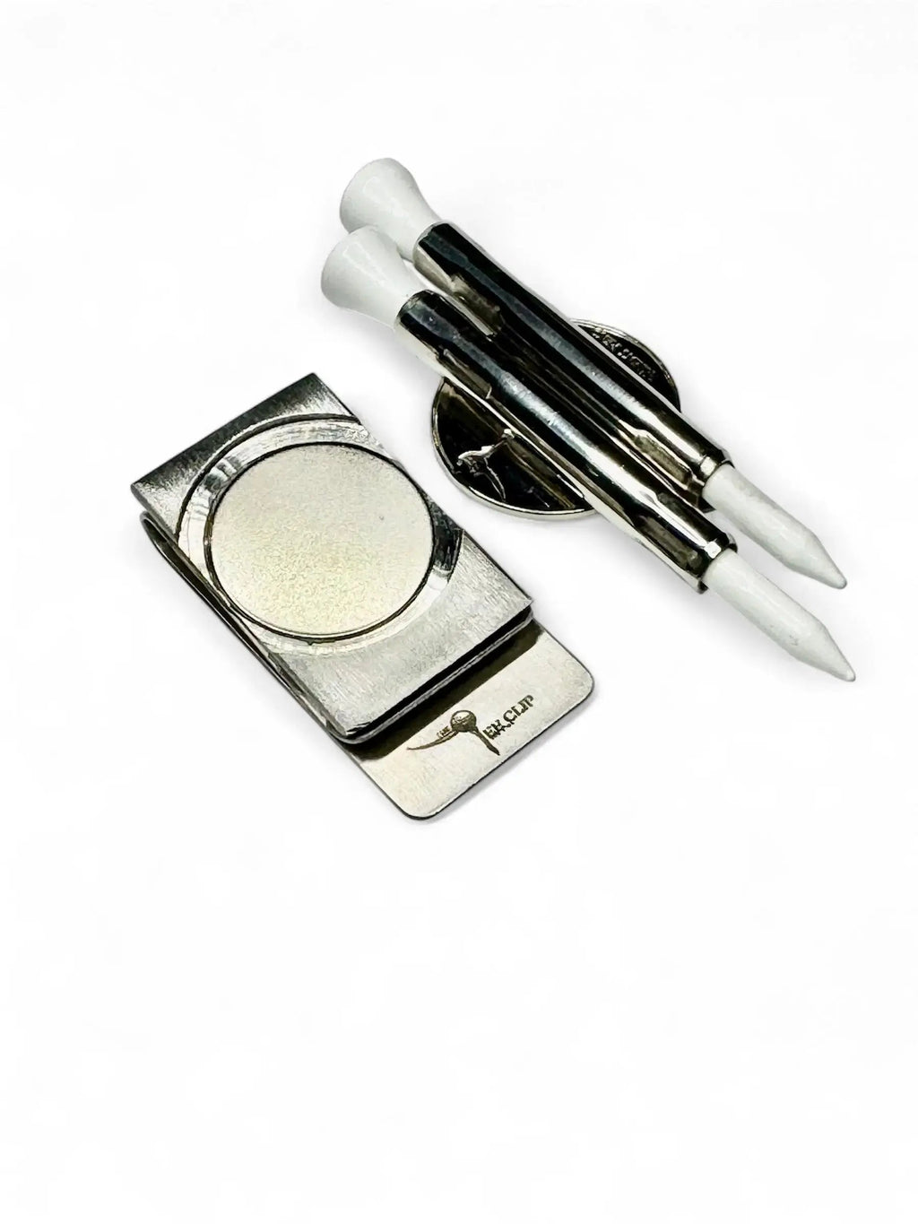 The Tee Clip® Hip Clip™: USA Made Magnetic Golf Multi Tool Tee Holder For Belt or Waistband