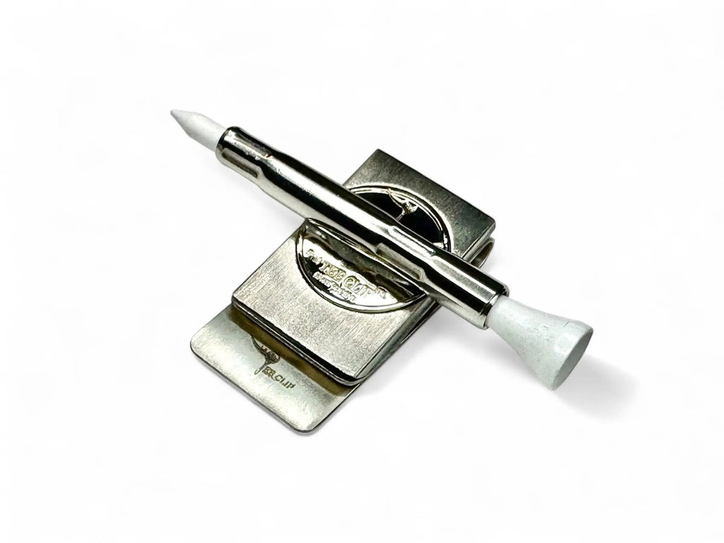 The Tee Clip® Hip Clip MINI™: USA Made | Magnetic Golf Tee Holder for Belt Or Waist | Holds The Tee Clip® MINI™ | Single Barrel for 1 Tees, Ball Marker, Putting Alignment Tool, Divot Fixer