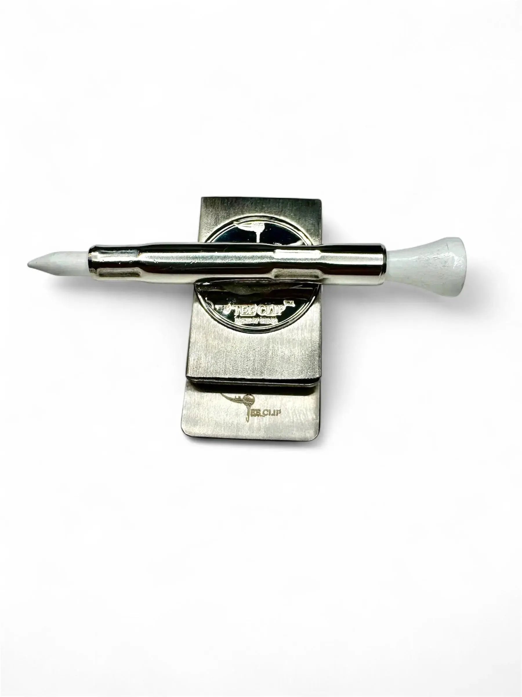 The Tee Clip® Hip Clip MINI™: USA Made | Magnetic Golf Tee Holder for Belt Or Waist | Holds The Tee Clip® MINI™ | Single Barrel for 1 Tees, Ball Marker, Putting Alignment Tool, Divot Fixer
