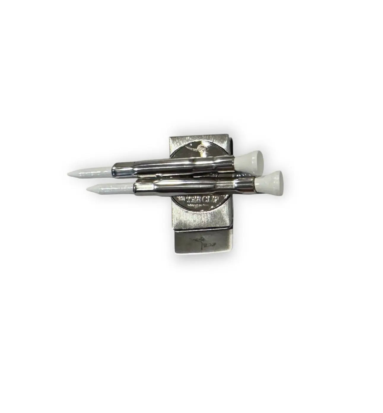 The Tee Clip® Hip Clip™: USA Made Magnetic Golf Multi Tool Tee Holder For Belt or Waistband