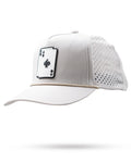 Perforated Rope Hat - AK - Bone