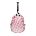 Pink Quilted Tennis Racquet Backpack