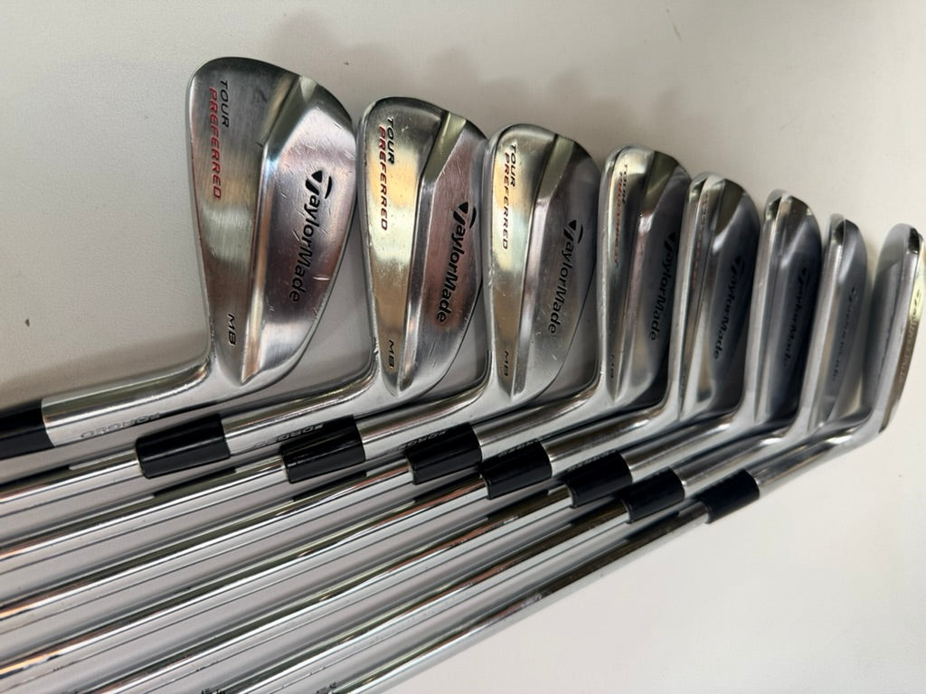 TaylorMade Tour Preferred MB Irons 3-PW RH Dynamic Gold XP S300 Stiff