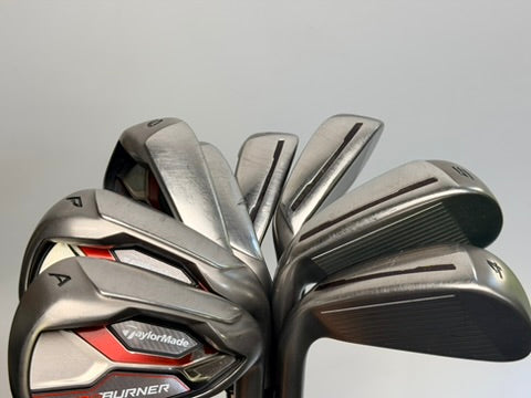 TaylorMade AeroBurner Irons 4-PW AW RH REAX 88 Steel Stiff