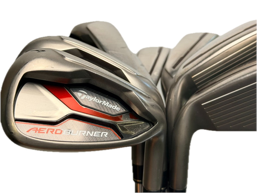 TaylorMade AeroBurner Irons 4-PW AW RH REAX 88 Steel Stiff