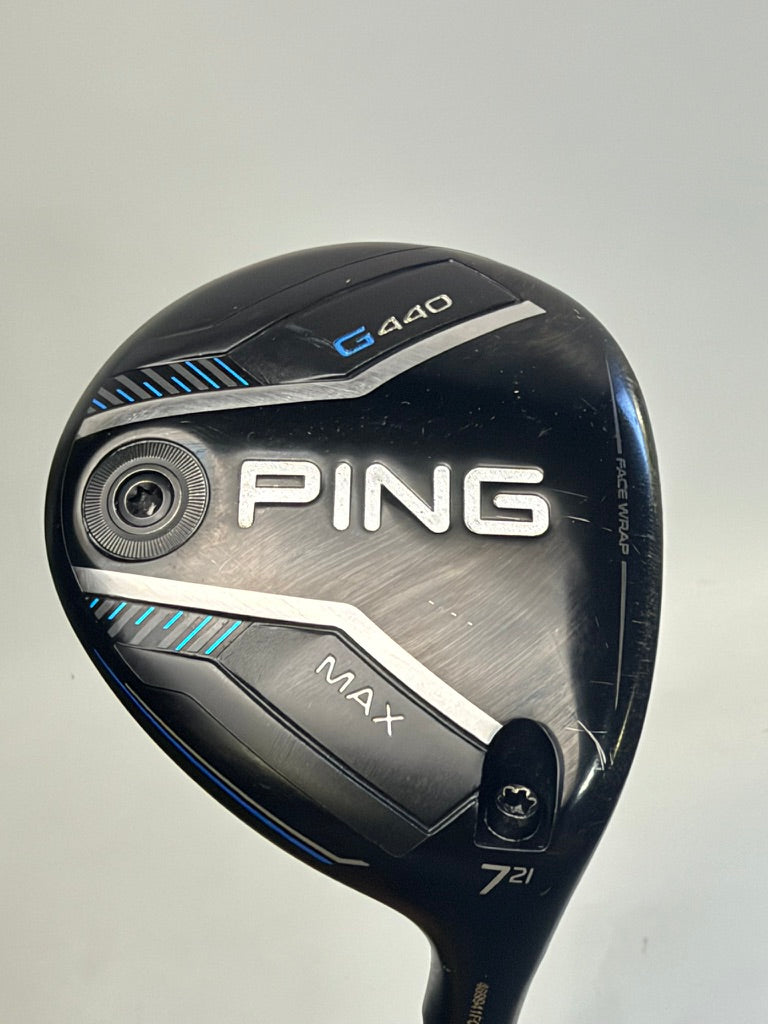 Ping G440 MAX 7 Wood 21° RH Denali 70G Stiff