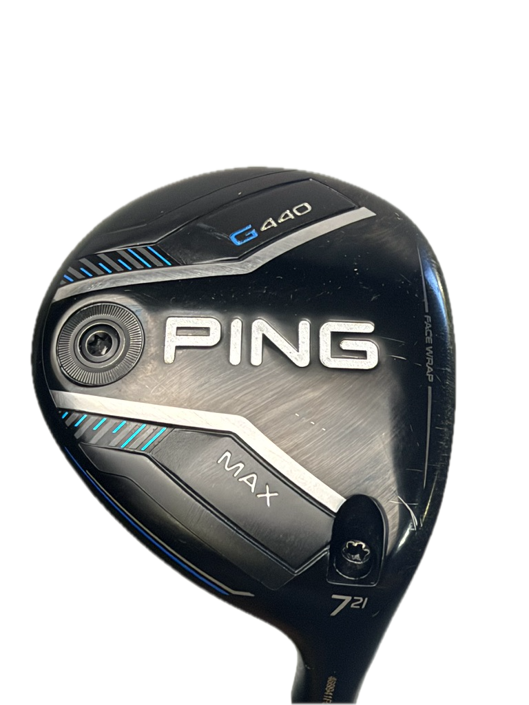 Ping G440 MAX 7 Wood 21° RH Denali 70G Stiff