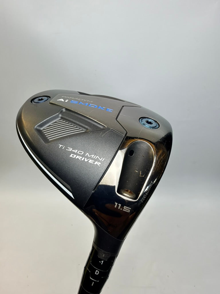 Callaway Paradym Ai Smoke Ti 340 Mini Driver 11.5° RH Denali Blue 50 Stiff