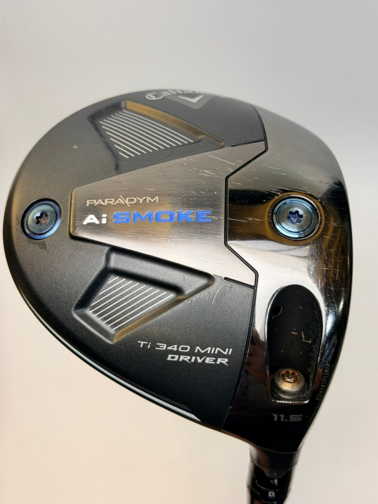 Callaway Paradym Ai Smoke Ti 340 Mini Driver 11.5° RH Denali Blue 50 Stiff