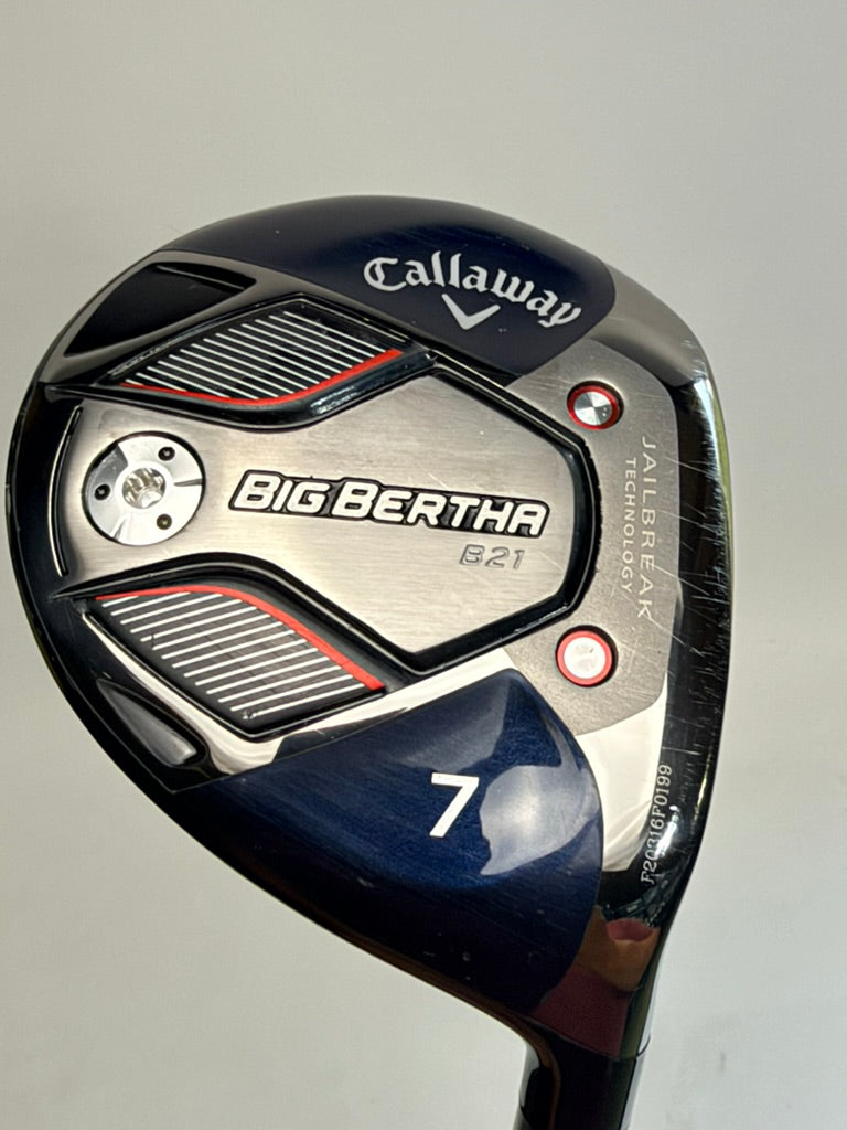 Callaway Big Bertha B21 7 Wood 21° RH Callaway RCH 45 R Regular 41.625in
