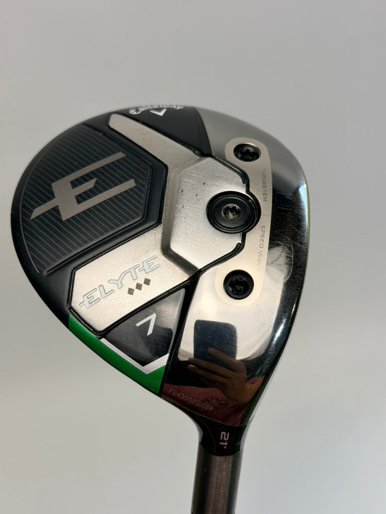 Callaway Elyte Triple Diamond 7 Wood 21° RH Aretera EC1 Blue 75/4 Stiff 42.25in