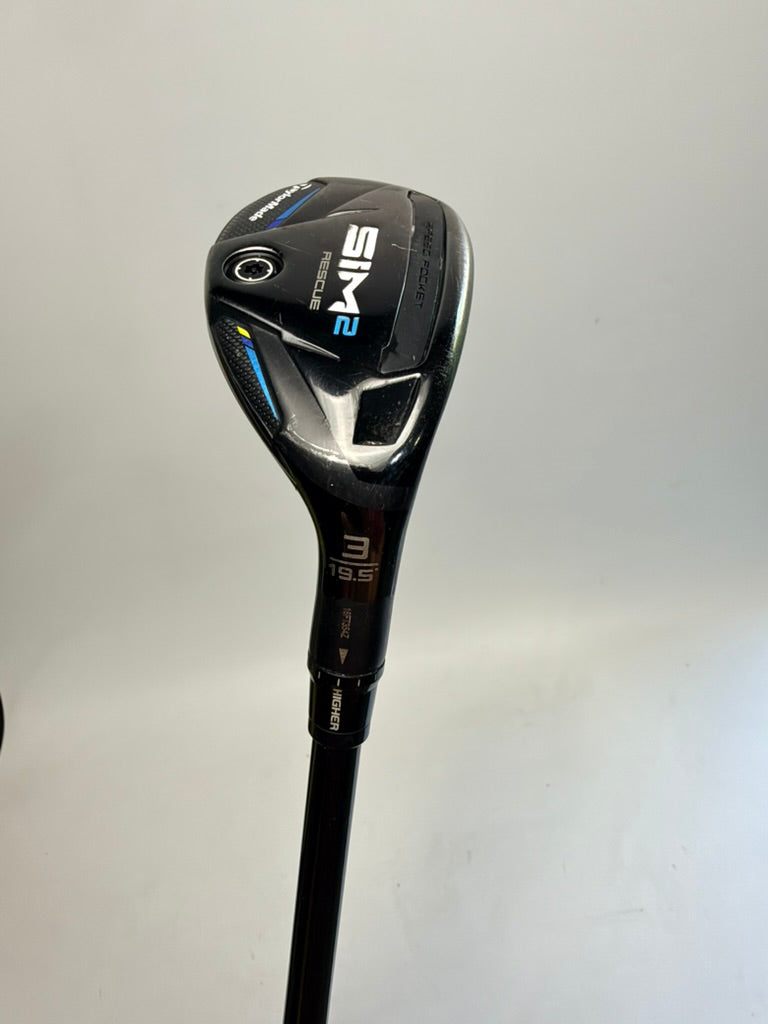 TaylorMade SIM2 Rescue 3H 19.5° RH HZRDUS Smoke RDX 90g 6.5 X-Stiff 40.375in