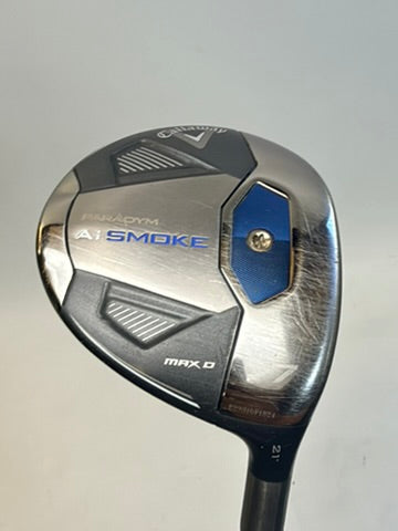Callaway Paradym Ai Smoke MAX D 7 Wood 21° Cypher Fifty 5.0