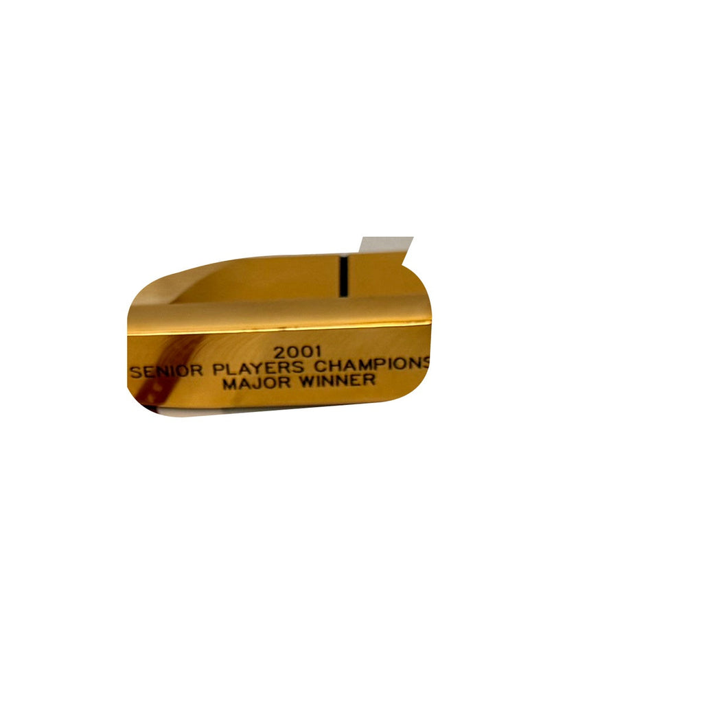 Scotty Cameron Gold Del Mar III 2001 Senior Players Victory Putter COA Plaque