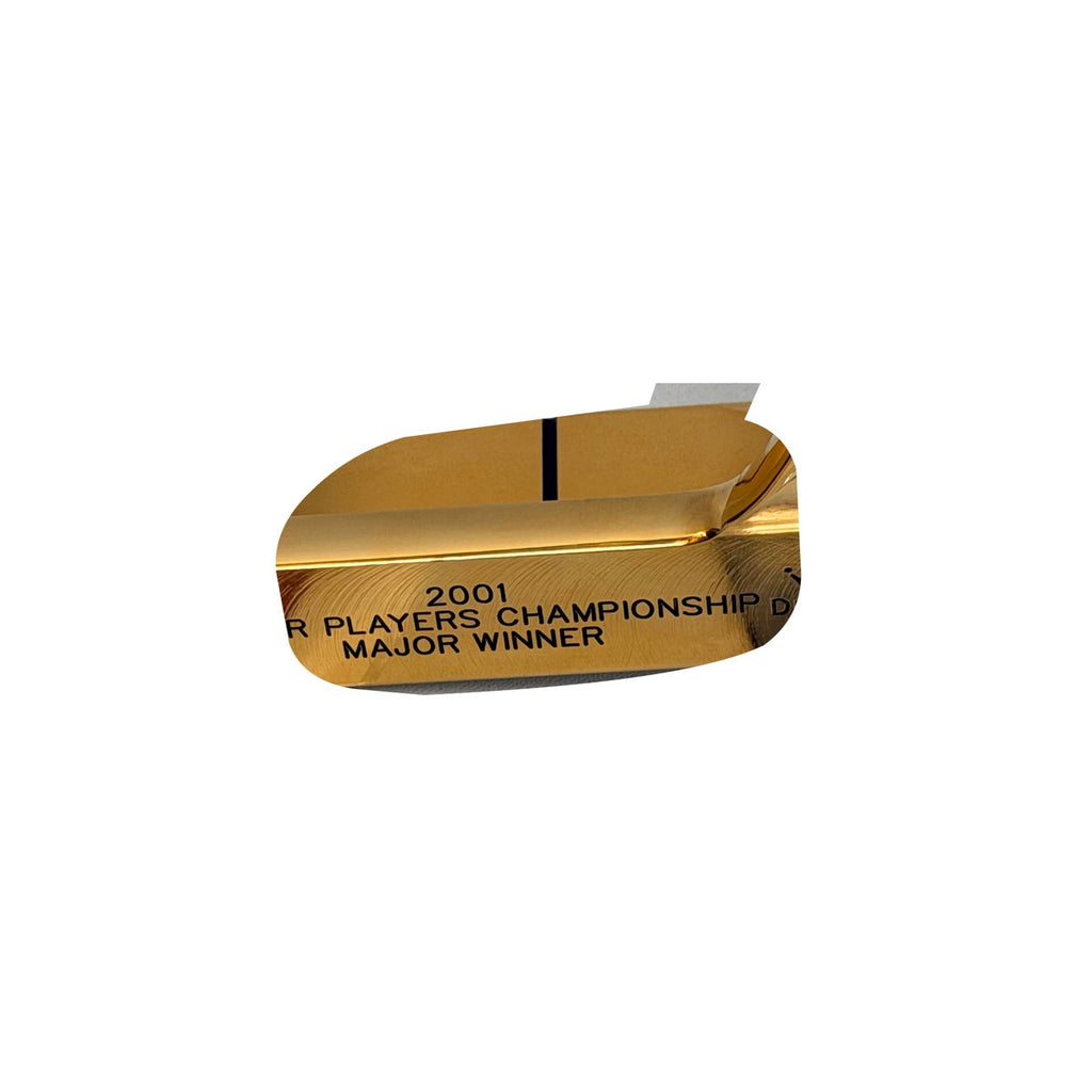 Scotty Cameron Gold Del Mar III 2001 Senior Players Victory Putter COA Plaque