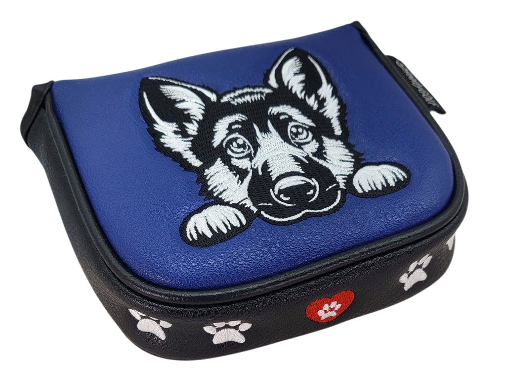 German Shepherd Embroidered Putter Cover by ReadyGOLF  -  Mallet