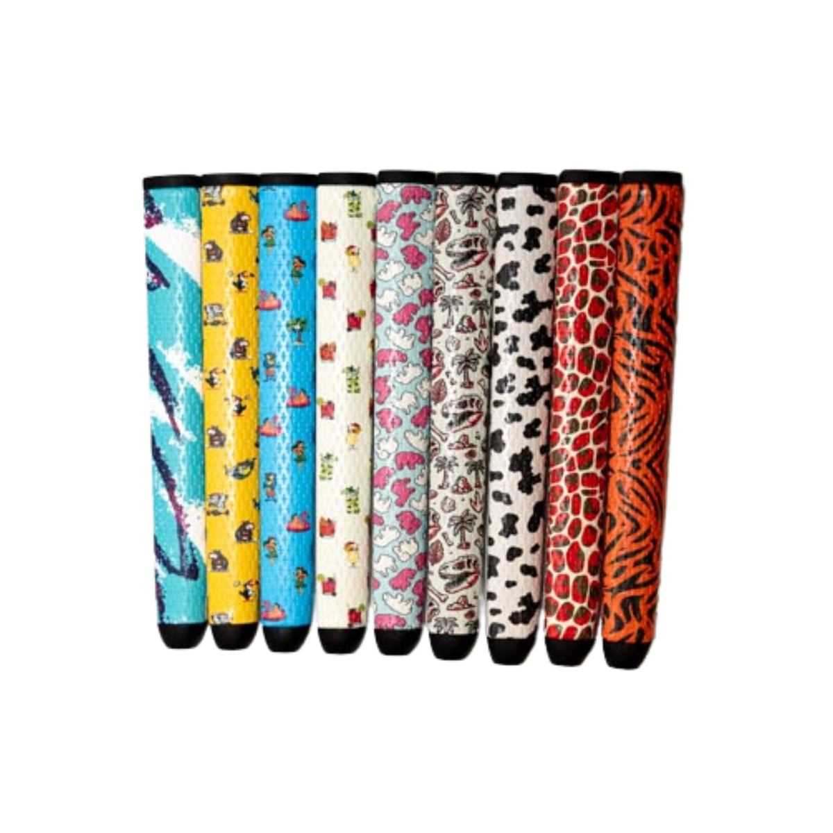 Beach Party Putter Grip | Midsize | Premium PU Material | Stable Feel | Golf | Palm Hula Parrot