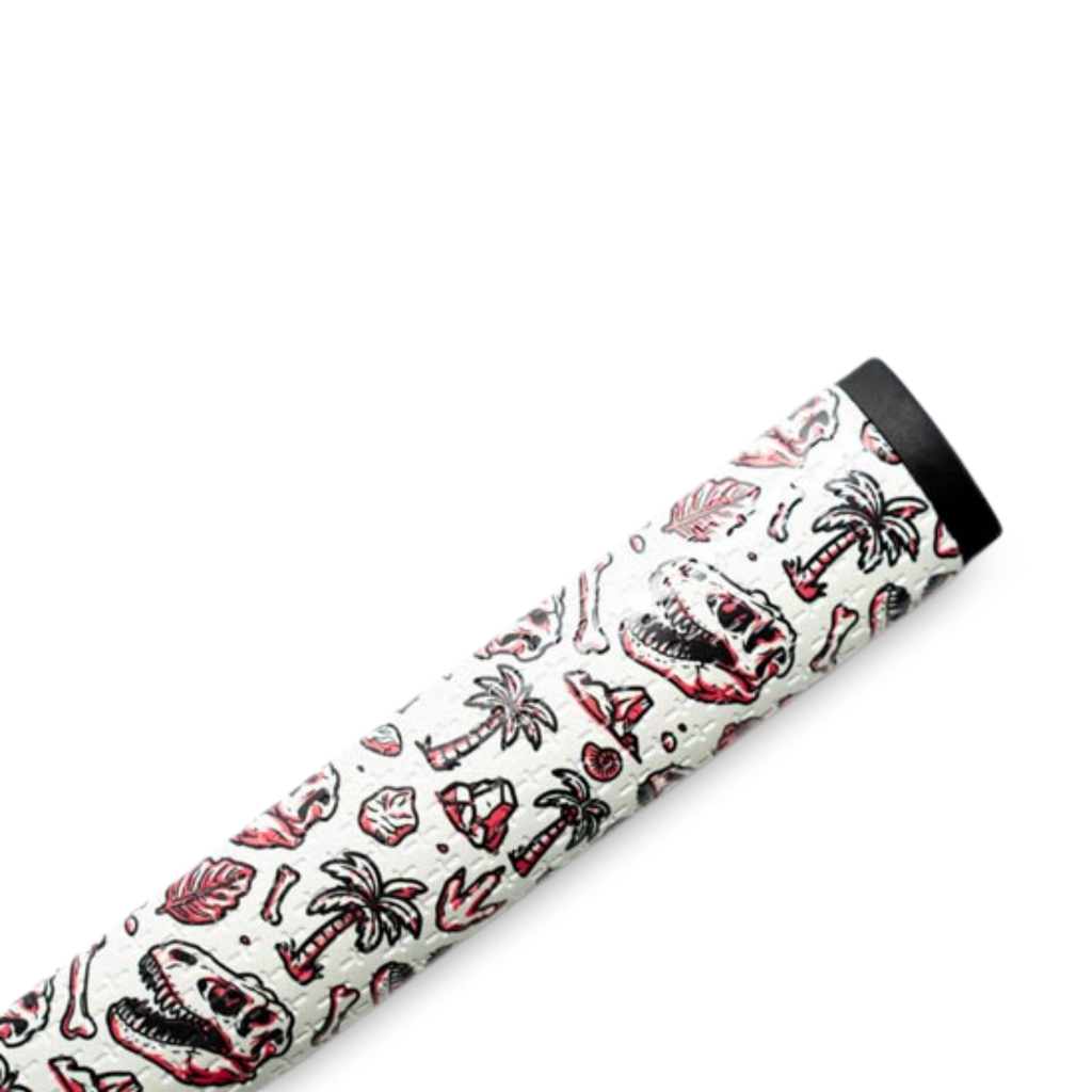 "Fossil Fairways" Putter Grip | Midsize | Premium PU Material | Stable Feel | Golf | T-Rex Dinosaur