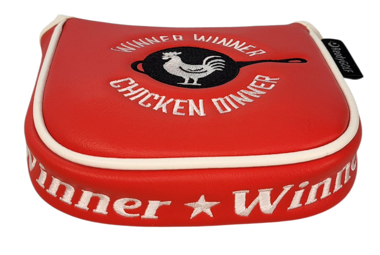 L.A.B. DF3 Embroidered Center Shaft Putter Cover by ReadyGOLF - Winner Winner Chicken Dinner