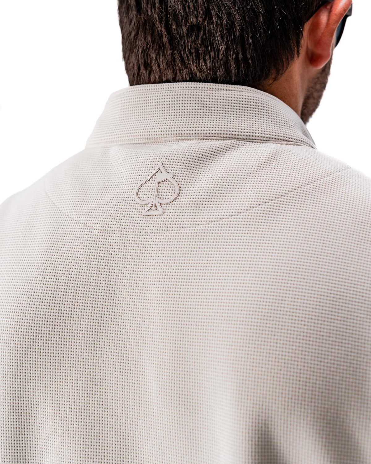 Player Preferred™ Waffle Grid Pullover - Ivory