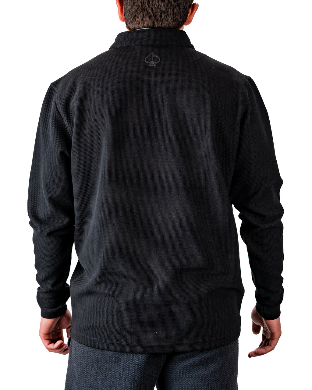 Player Preferred™ Waffle Grid Pullover - Obsidian