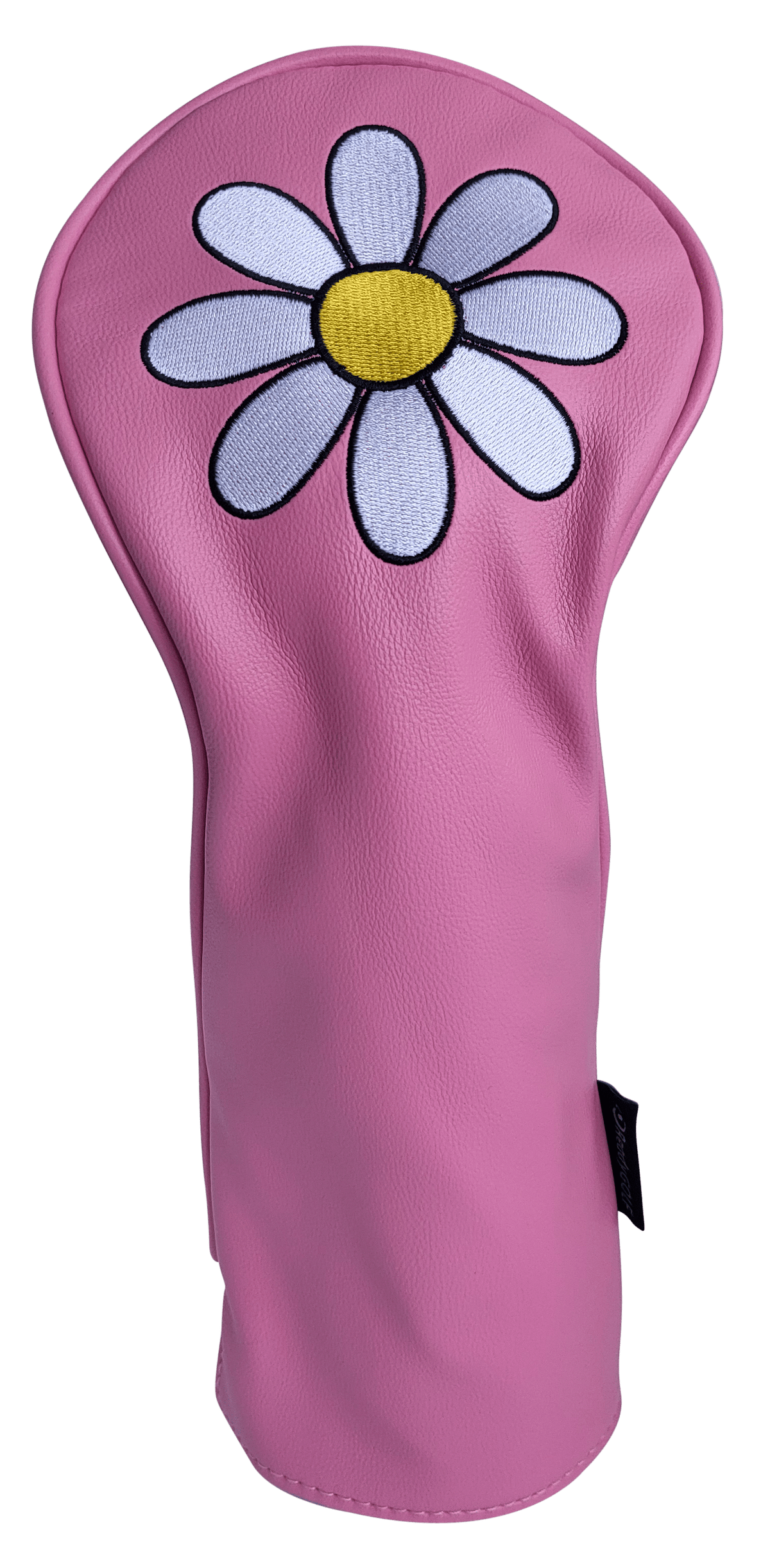 White Daisy Mini Driver Headcover by ReadyGolf (Pink)