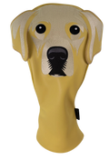 Yellow Labrador Embroidered Classic Driver Headcover by ReadyGOLF