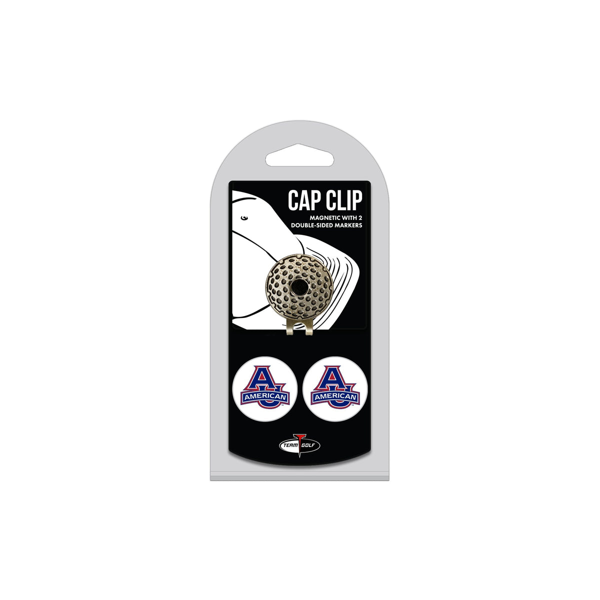 American University Eagles Hat Clip with 2 Ball Markers