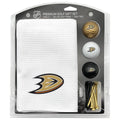 Anaheim Ducks White Microfiber Towel Golf Gift Set