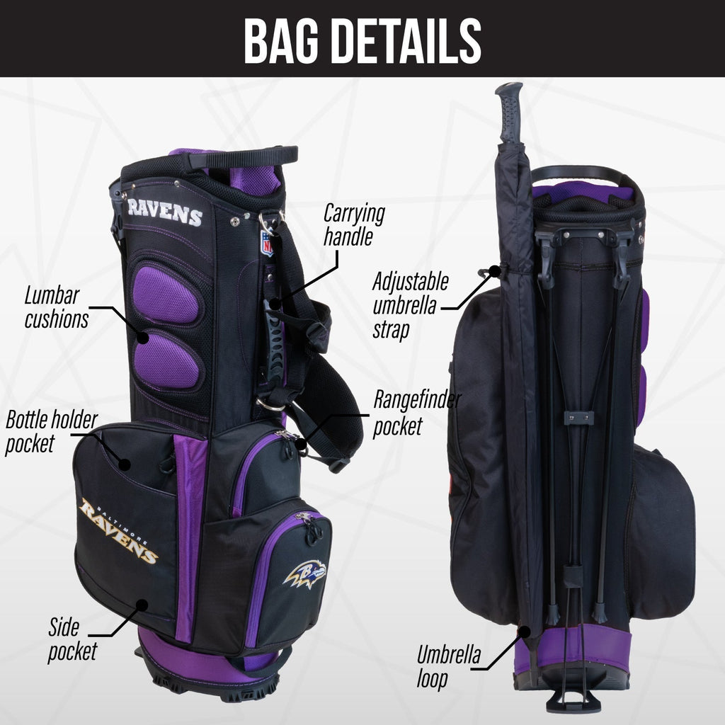 Baltimore Ravens Fairway Stand Bag