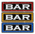 Slot Machine BAR BAR BAR Glitter Ball Marker & Hat Clip by ReadyGOLF