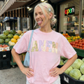 AMEN Faux Patchwork Graphic Tee